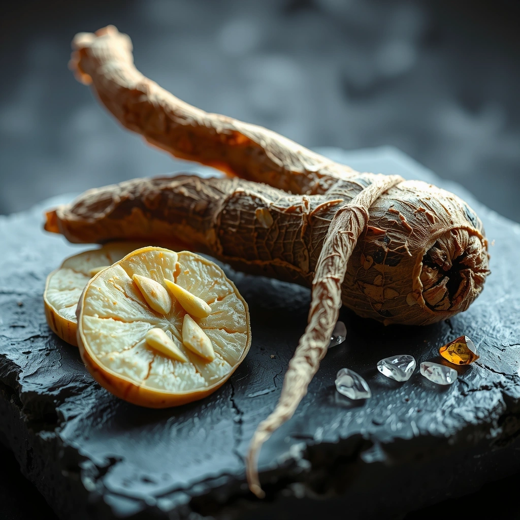 Natürliche Inhaltsstoffe Ashwagandha und Ginseng